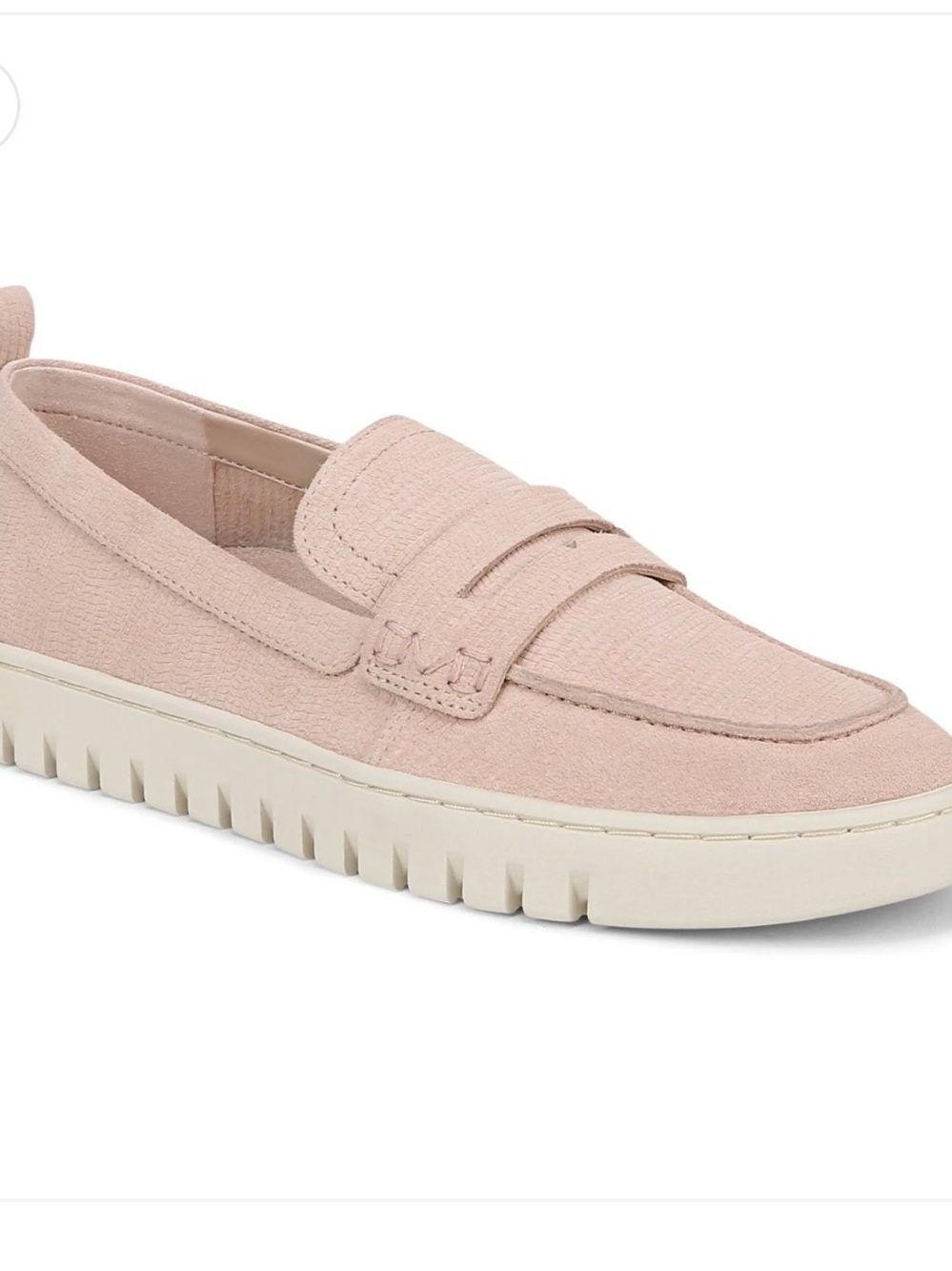 Vionic Uptown Loafer Slip-On in Cameo Pink, size 7